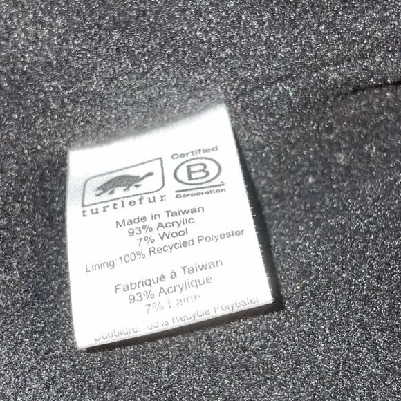 Turtle Fur Ragg Wool Beanie Lined Microfleece Knit Hat Recycled Winter Ski Cap - Picture 9 of 10